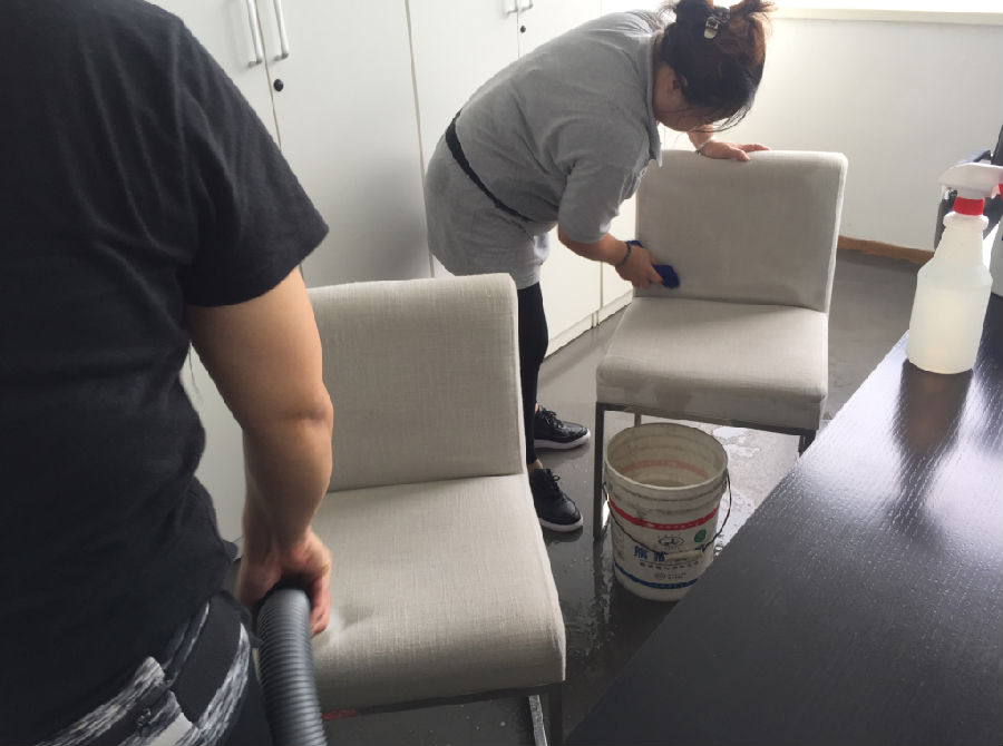 克什克腾旗沙发清洗案例